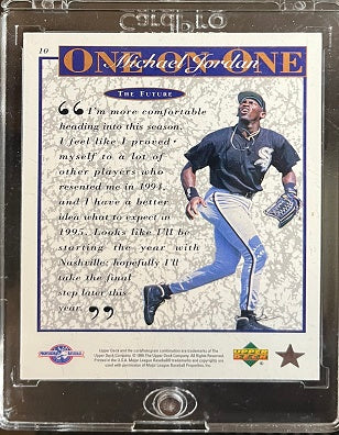 Michael Jordan (1995 Upper Deck) #10 Baseball Card